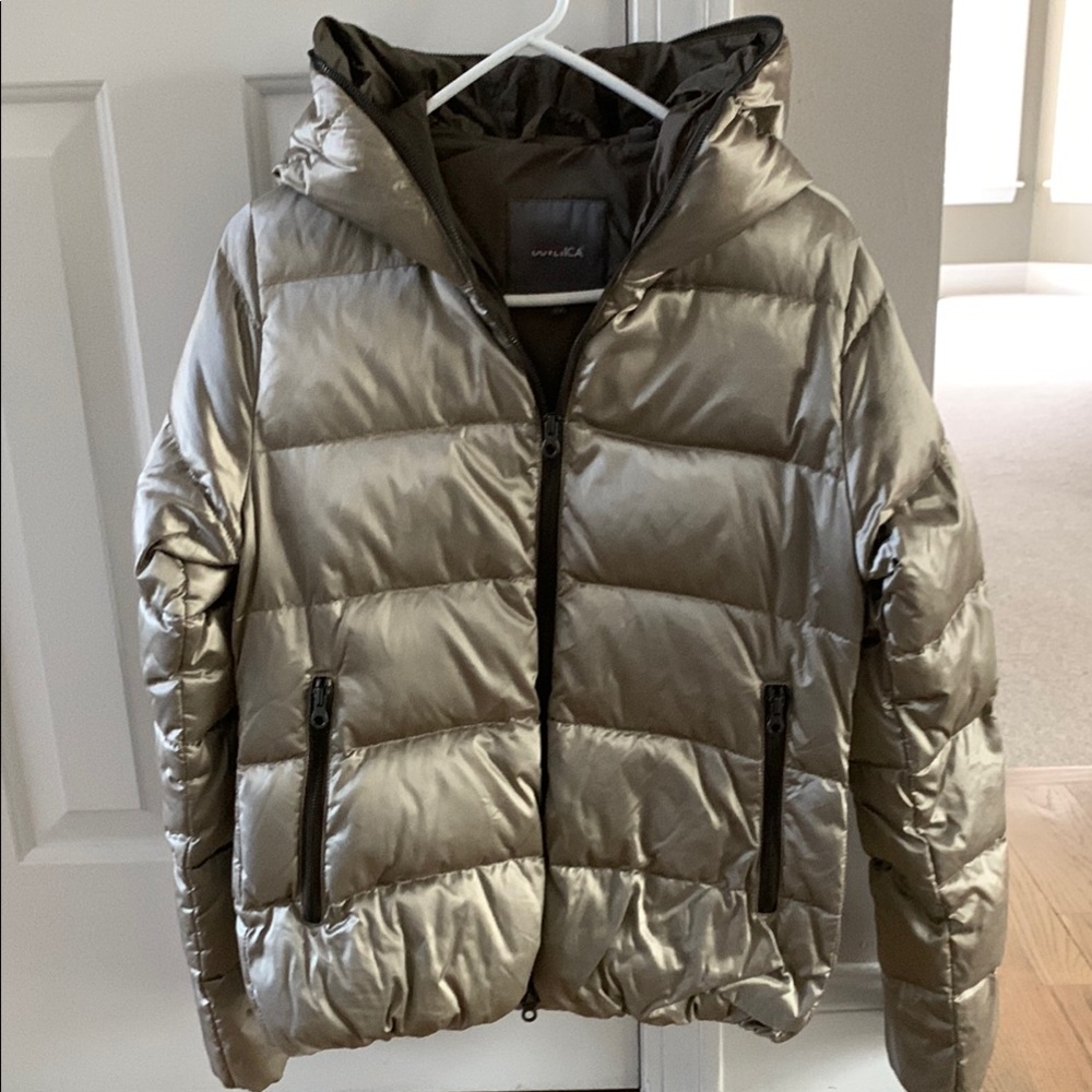 Metallic Puffer Jacket
